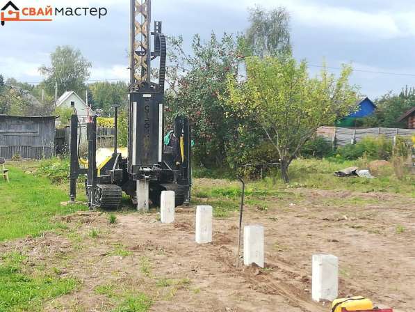 Установим свайные фундаменты для строительства дома в Костроме фото 5