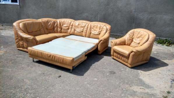 Кожаная мягкая мебель из Европы, с бесплатной доставкой по Украине.