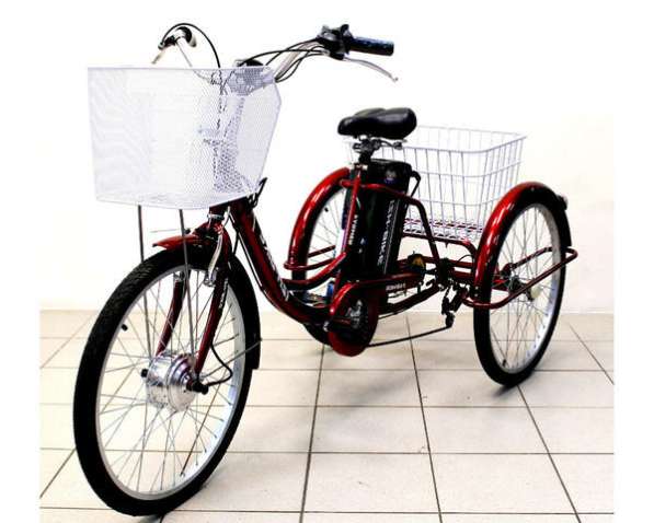 Электровелосипед трехколесный для взрослых Иж-Байк Фермер