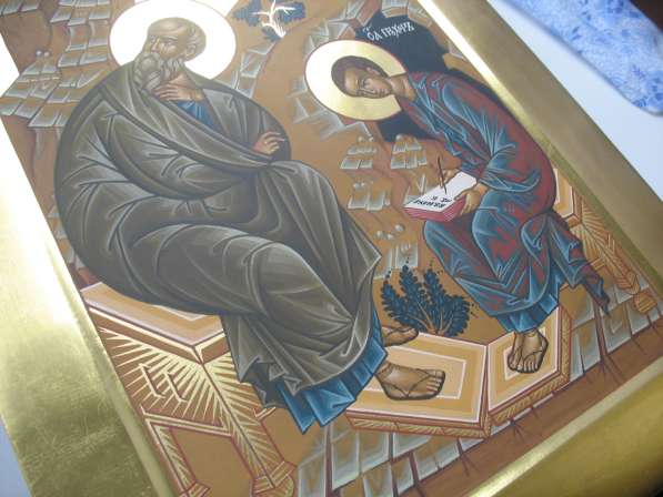 Икона храмовая.Евангелист Иоан и Прохор в Москве фото 3