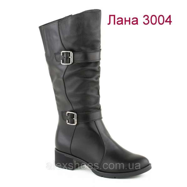 Новые кожаные сапоги