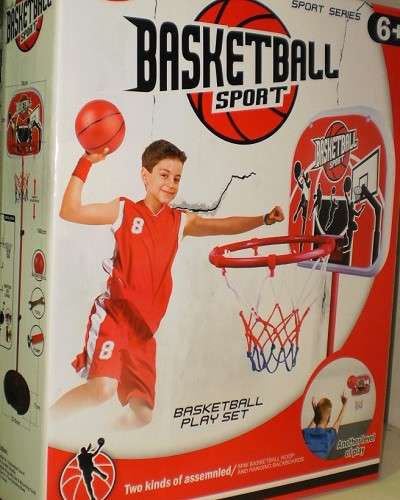 Баскетбольная стойка, регулируемая по высоте Basketball крас