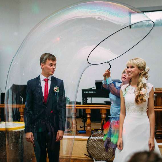 Шоу Мыльных пузырей Евгении Меньшениной в Екатеринбурге фото 5