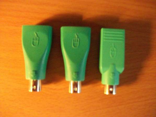 Переходники PS2 на USB 3 штуки