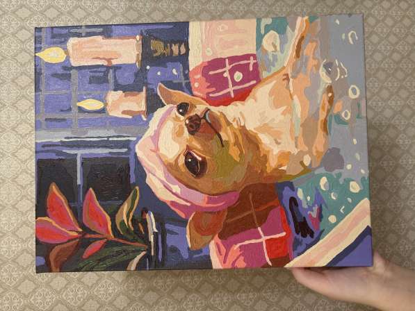 Картина с чихуахуа