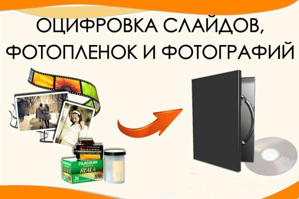 Оцифровка фотопленок, слайдов