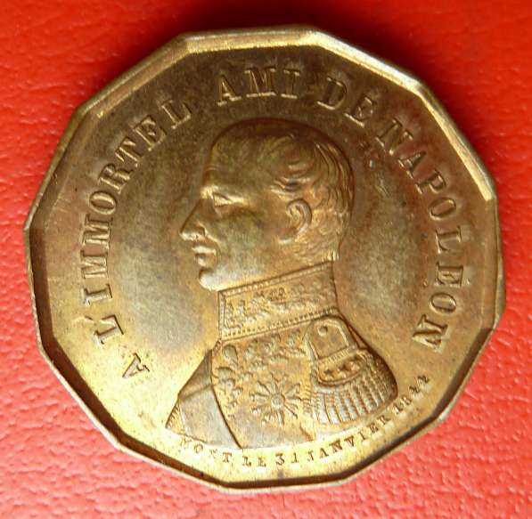 Франция жетон В память генерала Бертрана адъютанта Император в Орле фото 12