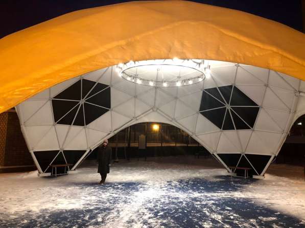 Геодезические купола, беседки, шатры, тенты, Глэмпинг в Екатеринбурге фото 7