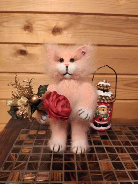 Игрушка ручной работы "Кошечка" в Москве фото 5