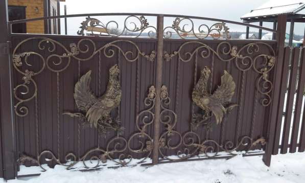 Барельефы,скульптуры из металла для изготовления ворот,забор