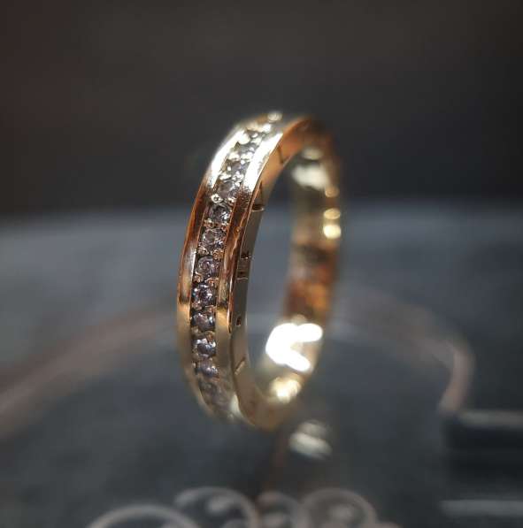 Золотое кольцо дорожка в стиле Булгари в фото 4
