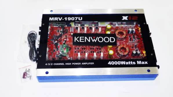 Автомобильный усилитель звука Kenwood MRV-1907U + USB 4000Вт в фото 8