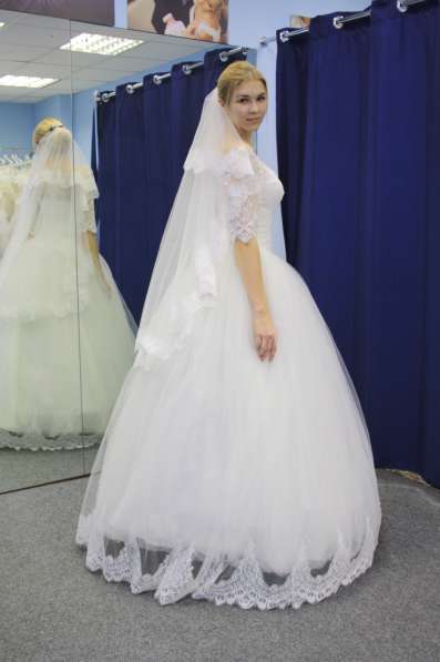 Новое пышное свадебное платье в Москве фото 5