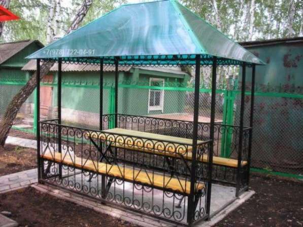 Металлические садовые беседки в Севастополе фото 7