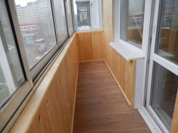 Теплый балкон, лоджия в Красноярске в Красноярске фото 14