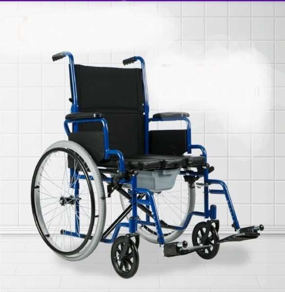 Коляска инвалидная прогулочная новая с биотуалетом