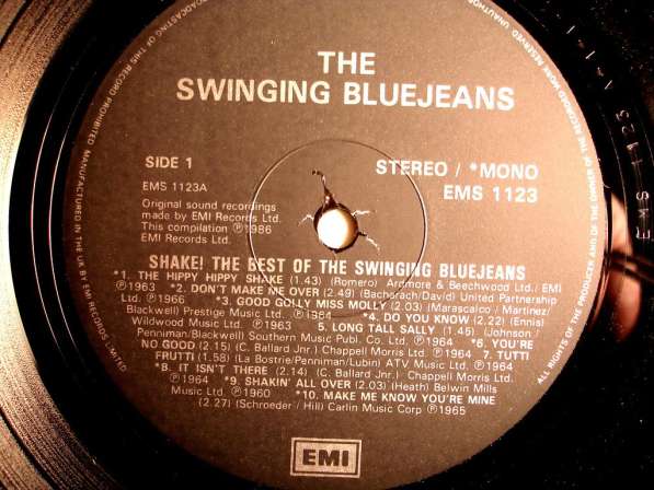 Пластинка The Swinging Blue Jeans - The Best Of(UK) в Санкт-Петербурге фото 3
