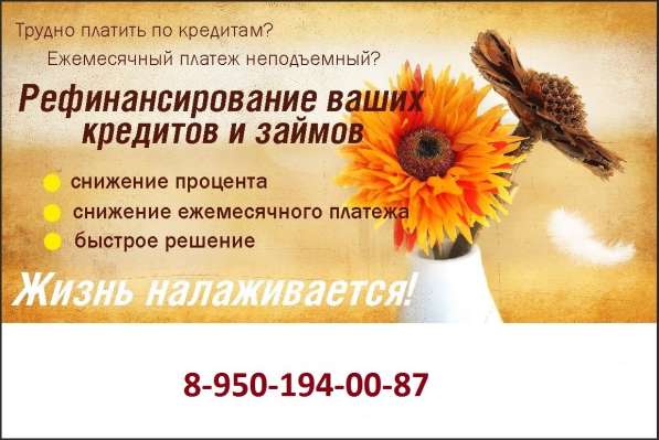 Рефинансирование микрозаймов! в Екатеринбурге фото 4