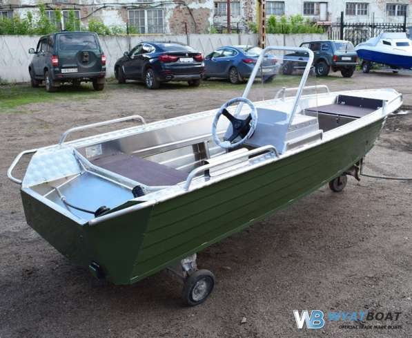 Купить лодку (катер) Wyatboat-390 У с консолью в Москве фото 6