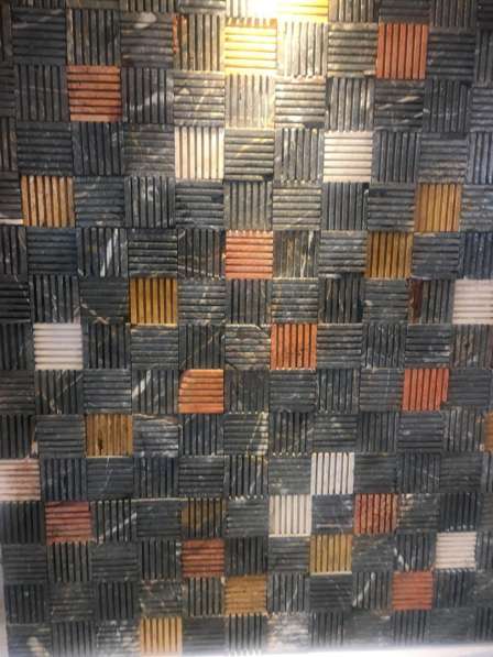 Мозаика из природного камня оникса травертина мрамора в Сочи фото 7