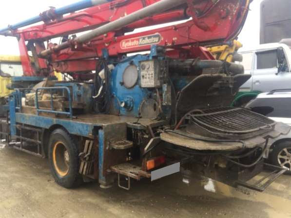 Автобетононасос ISUZU установка Kyokuto. Шиберный 25м в Краснодаре фото 3