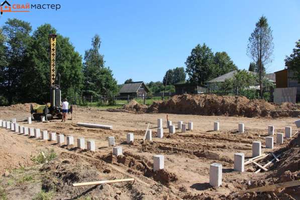 Установим свайные фундаменты для строительства дома в Костроме фото 6