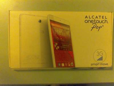 Треснувший планшет Alcatel onetouch pop8