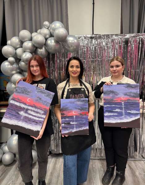 Выездные мастер классы по живописи