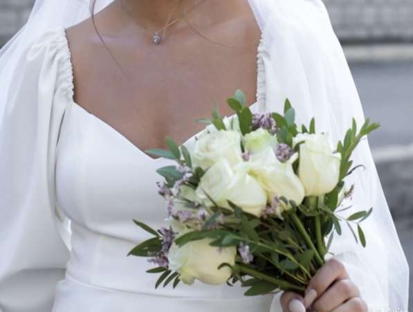 Свадебное платье 44 р в Новосибирске фото 7