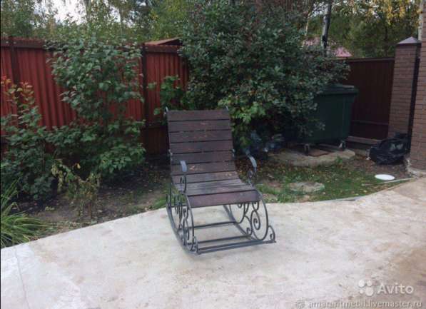 Кованое кресло качалка в Альметьевске