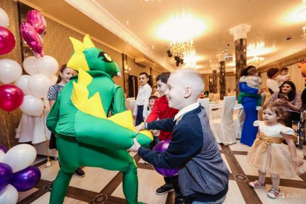 Детский праздник с аниматором динозавром в Ростове-на-Дону фото 5