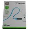 Кабель Belkin AUX CABLE 0,9M голубой