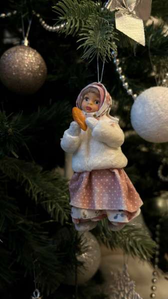 Елочные игрушки ручной работы из ваты в Москве