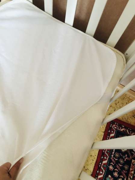 Кроватка Детская(белого цвета)в хорошем состоянии в Москве фото 5