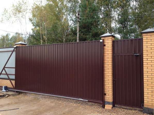 Откатные ворота в Орехово-Зуево в Орехово-Зуево фото 22