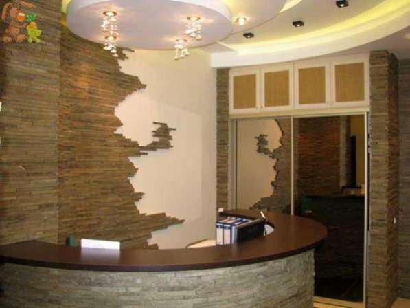 Облицовка стен офисов искусственным камнем в Чите в Чите фото 12
