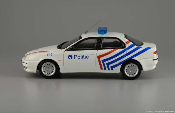 полицейские машины мира №49 ALFA ROMEO 156 полиция бельгии в Липецке фото 6