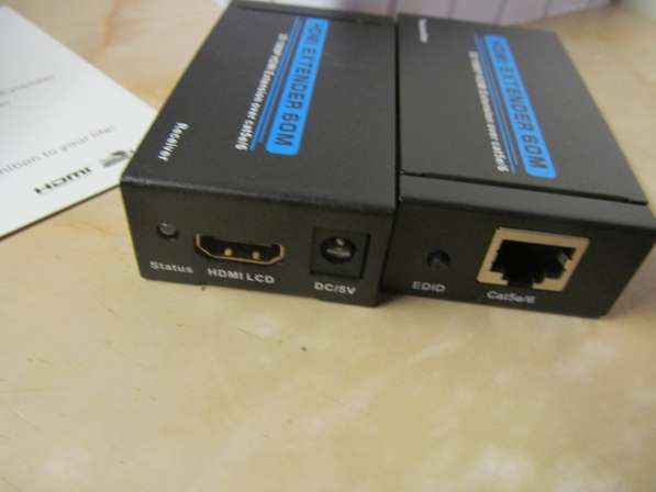 Комплект передачи сигнала HDMI по витой паре до 60 метров в Томске фото 10