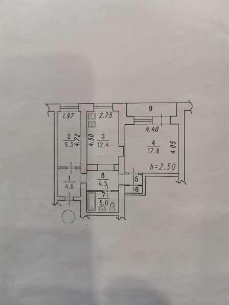 Продается 2-х комнатная квартира, ул. Фурманова, 6 в Омске