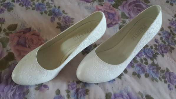 Продаю белые свадебные туфли!!! в Ярославле фото 3