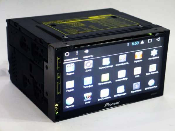 2din магнитола Pioneer 6303 DVD, GPS, 4Ядра, 1/16Gb, Android
