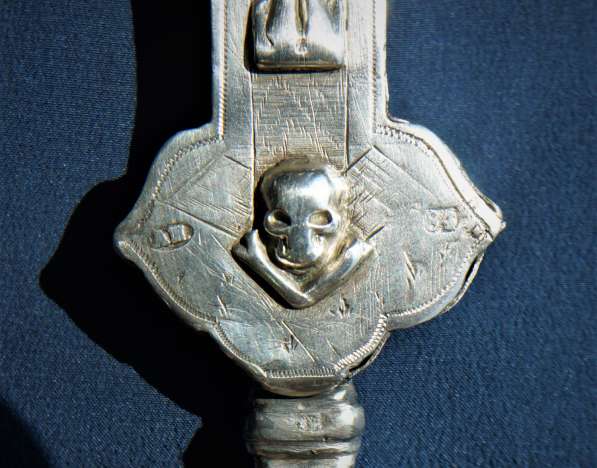Старинный требный (водосвятный) крест. Серебро «84». XIX в в Санкт-Петербурге фото 7