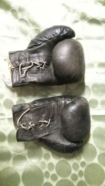 Перчатки боксерские кожаные СССР