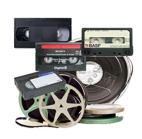 Оцифровка, перезапись бобин, слайдов, кассет, VHS, кино 8мм