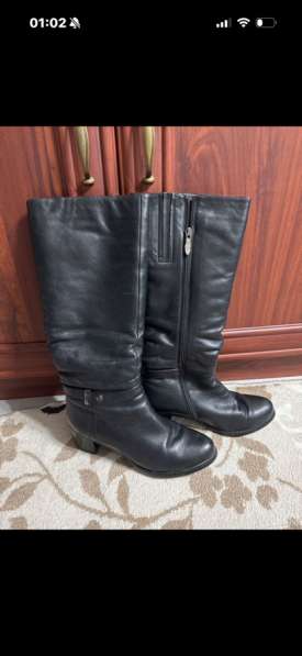 Замшевые зимние сапоги