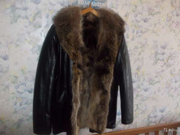 Кожаная куртка Италия мех волка в Москве фото 7