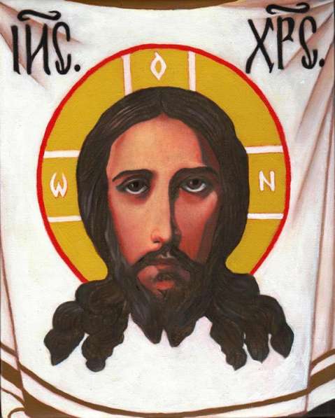 Икона Спас Нерукотворный Иисуса Христа. Ручная работа в Москве фото 4