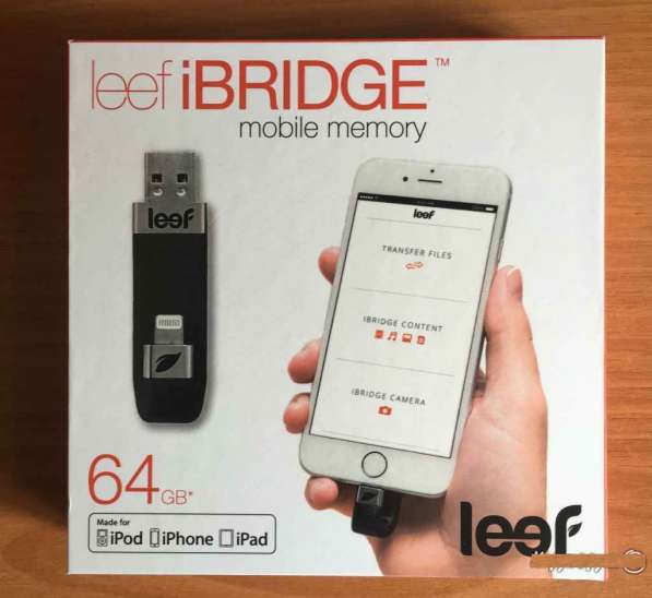 USB-накопитель Leef iBridge 64 Gb для Apple в Уфе фото 6