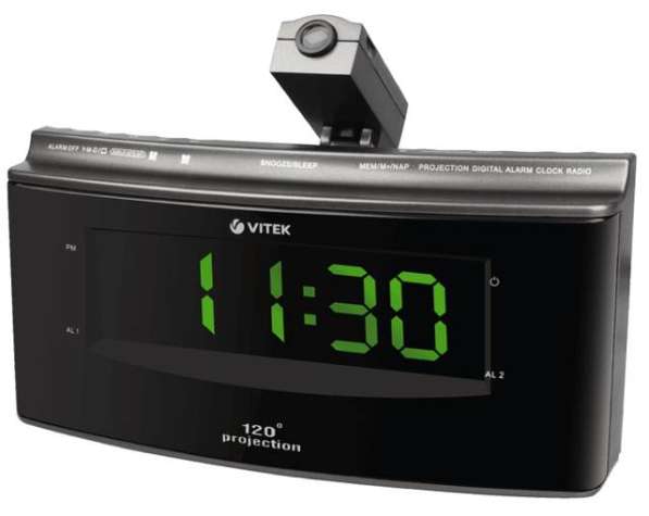 Радиоприемник Vitek VT-6607 GY радиобудильник