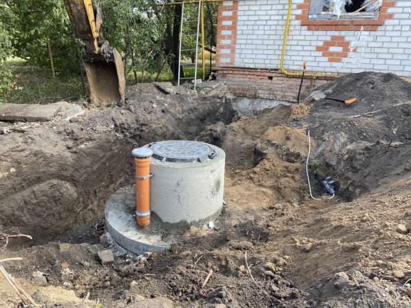 Сливная яма из бетонных колец в Воронеже фото 3